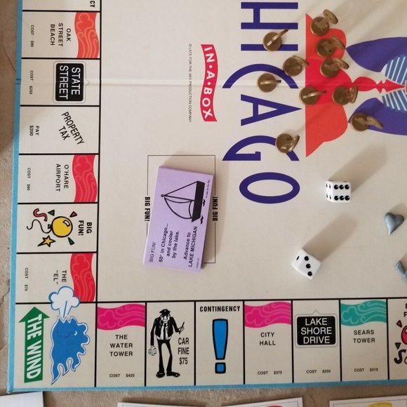 Chicago In A Box Monopoly style board game - Picture 10 of 11